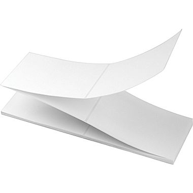 Top-Coated Scratchproof Fan-Folded Direct Thermal Labels, 4x6"