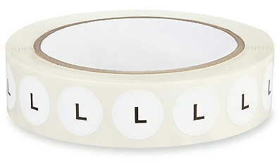 Circle Label Size Sticker, L