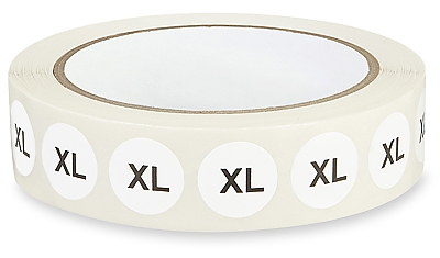 Circle Label Size Sticker, XL