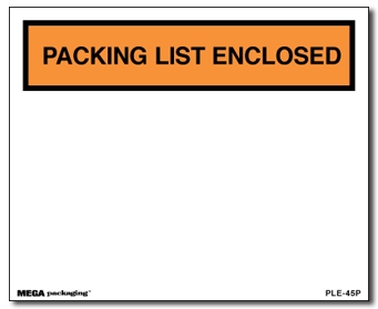 Packing List Envelope 4.5x5.5"