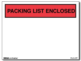 Packing List Envelope 4.5x7.5"