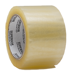 Pressure Sensitive Carton Sealing Tape, 3", Clear, 300'