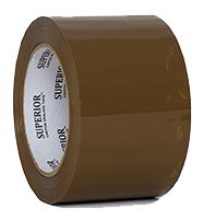 Pressure Sensitive Carton Sealing Tape, 3", Tan, 300'