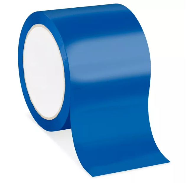 Color Carton Sealing Tape, 3", Blue, 270'