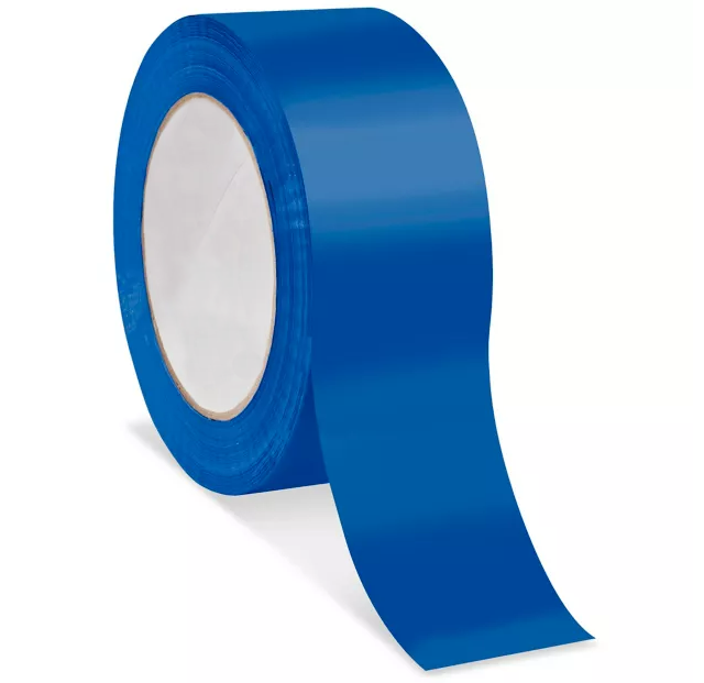 Color Carton Sealing Tape, 2", Blue, 330'
