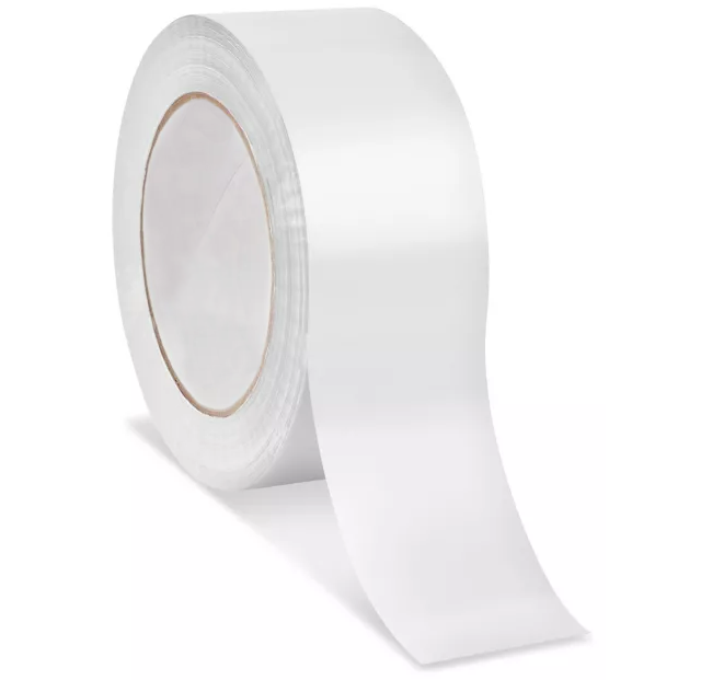 Color Carton Sealing Tape, 2", White, 330'