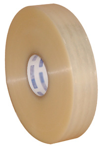 Acrylic Machine Length Carton Sealing Tape, 2", Clear, 3000'