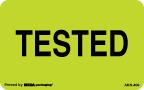 Warning Labels ''TESTED '' 2 x 1.25"