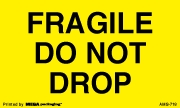 Warning Labels ''FRAGILE DO NOT DROP '' 3 x 5"