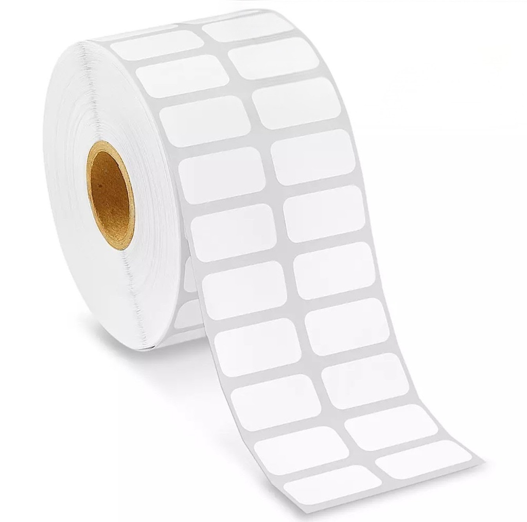 Direct Thermal Roll Labels, 1x0.5"