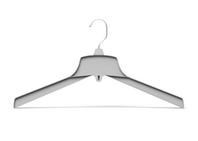 3328 Recycled Heavy Weight Hanger with 3.75" Hook, 17"