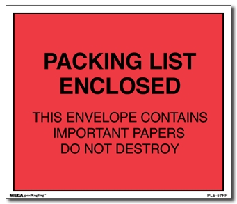 [PLE-57FP] Packing List Envelope 7x6"
