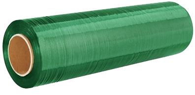 [SW-FLM-18801500GRN] Green Hand Stretch Wrap, 18", 80ga