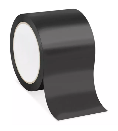 [TP-355BLK90] Color Carton Sealing Tape, 3", Black, 270'