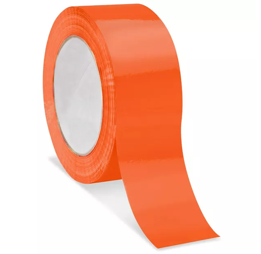 [TP-TAP-GP220-ORG] Color Carton Sealing Tape, 2", Orange, 330'