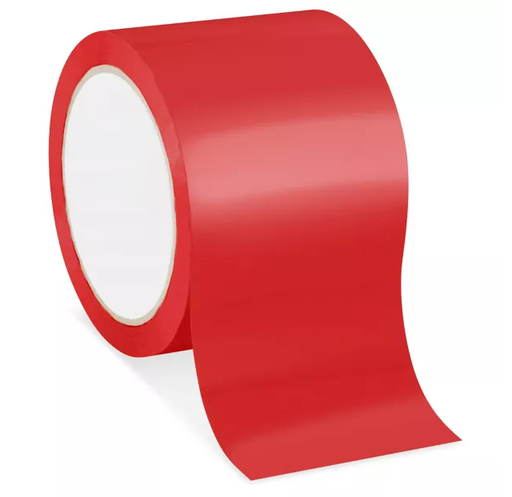 [TP-TAP-GP320-RED] Color Carton Sealing Tape, 3", Red, 330'