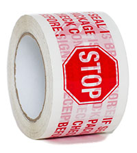 [TP-TAP-SP-301] Polypropylene Security Tape, 3", White, 330'
