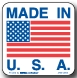 [LA-AMS-200S] Warning Labels ''Made in USA'' 1 x 10"