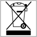 [LA-AMS-295] Warning Labels ''WEEE (Waste Electrical and Electronic Equipment) '' 1 x 1"