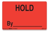 [LA-AMS-415] Warning Labels ''HOLD By '' 2 x 1.25"