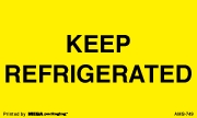 [LA-AMS-749] Warning Labels ''KEEP REFRIGERATED '' 3 x 5"