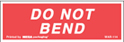 [LA-WAR-114] Warning Labels ''DO NOT BEND '' 1 x 3"