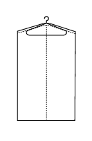 [PB-G2036P] Perforated Garment Bags, 20x36"